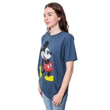 Mickey Mouse Classic Distressed T-Shirt for All Ages
