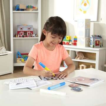 Melissa & Doug On the Go Secret Decoder Deluxe Activity Set and Super Sleuth Toy - Seek And Find Boo...
