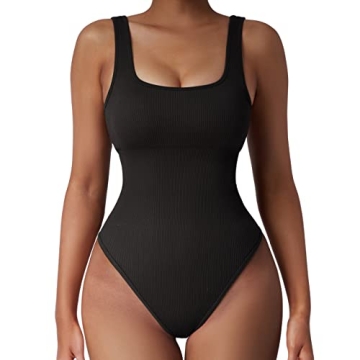 SUUKSESS Women Ribbed Seamless Sexy Bodysuit - Sleek & Comfortable