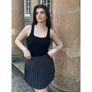 SUUKSESS Women Ribbed Seamless Sexy Bodysuit Black