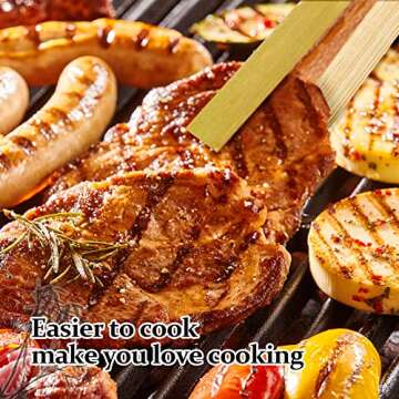 Patelai 90 Pieces Mini Bamboo Tongs Long Toast Tongs Disposable Wooden Cooking Bamboo Cooking Utensils for Toast Bread Pickles Tea Toaster Supplies (4 Inch)