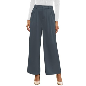 GRAPENT Wide Leg Pants: Comfortable & Stylish Office Trousers in Plus Sizes