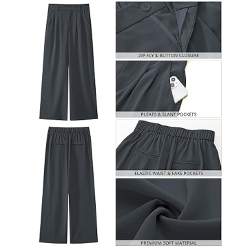 Stylish GRAPENT Wide Leg Pants for Women in Various Sizes