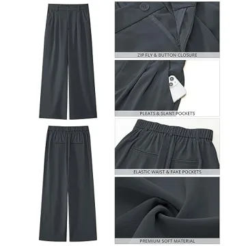 Stylish GRAPENT Wide Leg Pants for Women in Various Sizes