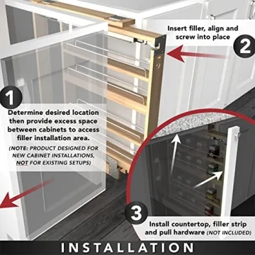 Rev-A-Shelf 3-Tier Pullout Shelf Organizer for Cabinets