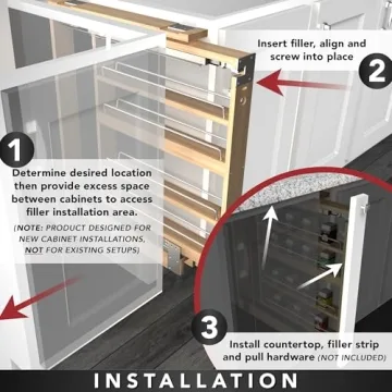 Rev-A-Shelf 3-Tier Pullout Shelf Organizer for Cabinets