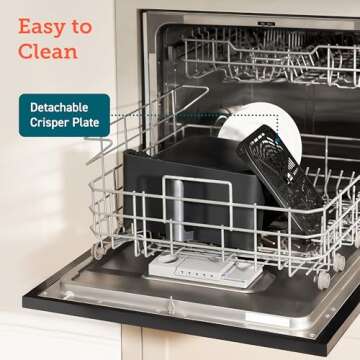 COSORI 6.8Qt Air Fryer, 12-in-1 Dual Blaze for 360° Crispy Meals, No Shaking & Preheating to Fast Cooking with Bake, Roast, Broil, 100+In-App Recipes, Dishwasher Safe