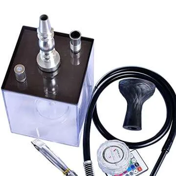 WOKHACH Hookah Set with Upgraded LED Design & Features