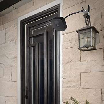 iTODOS 2 Pack Flexible Clip Clamp Mount Compatible with Blink Outdoor 4 (4th Gen)/(3rd Gen) XT3/Blink XT/XT2/Mini,8 inches Gooseneck Arm,Attach Your Blink Camera Wherever You Like Without Any Tools