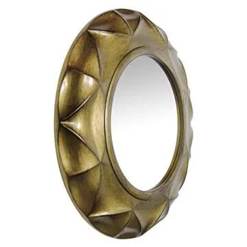 Infinity Instruments Vigil 20 Inch Antique Gold Decorative Wall Mirror