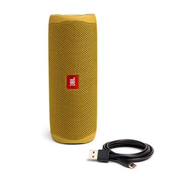 JBL FLIP 5, Waterproof Portable Bluetooth Speaker, Yellow