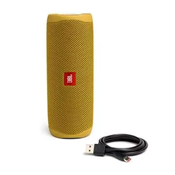 JBL FLIP 5, Waterproof Portable Bluetooth Speaker, Yellow