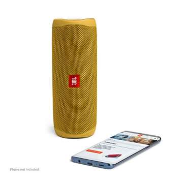 JBL FLIP 5, Waterproof Portable Bluetooth Speaker, Yellow