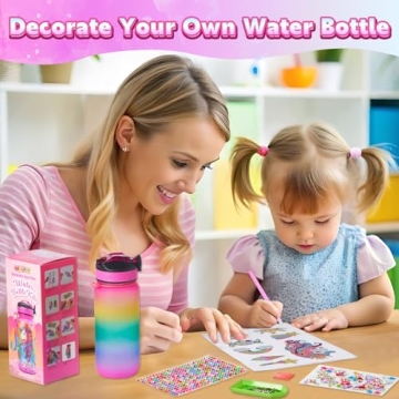 Craft Your Own Unicorn Water Bottle Kit for Kids