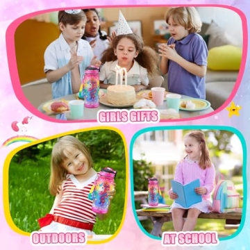 Craft Your Own Unicorn Water Bottle Kit for Kids