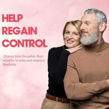 Silicone Pelvic Floor Muscle Dilator Set for Comfort