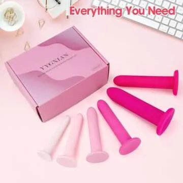 Silicone Pelvic Floor Muscle Dilator Set for Comfort