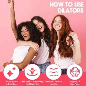 Silicone Pelvic Floor Muscle Dilator Set for Comfort