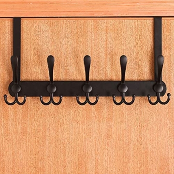 Encozy Over The Door Hooks - Heavy Duty Coat Rack Solution