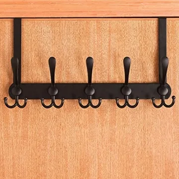 Encozy Over The Door Hooks - Heavy Duty Coat Rack Solution
