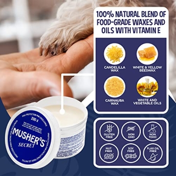 Musher's Secret Dog Paw Wax for Healthy, Moisturized Paws