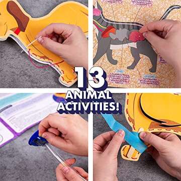 The Young Scientists Club Future Veterinarian Career Kit, 10+ Activities, Includes Interactive Learning Guide, Foam Dog, & Secret Message Viewers, Animal Science Kits for Kids, Gifts, STEM Learning