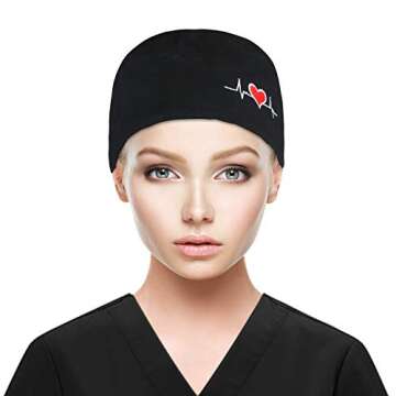 QBA Adjustable Working Cap for Long Hair & Sweat Control