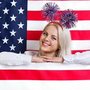4PCS Patriotic Head Boppers for 4th of July Celebrations