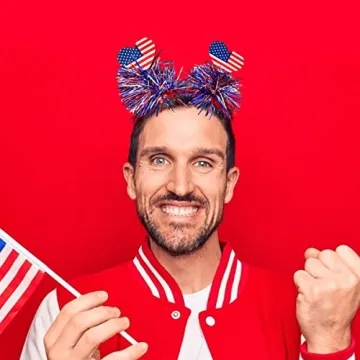4PCS Patriotic Head Boppers for 4th of July Celebrations