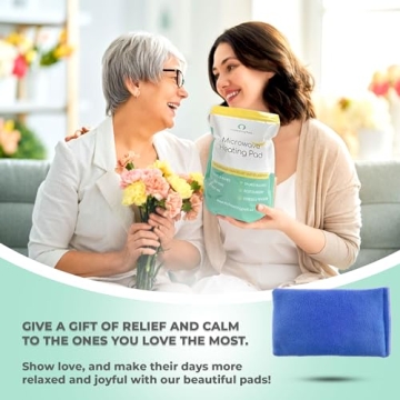 Microwavable Heating Pad for Pain Relief and Wellness