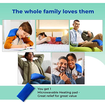 Microwavable Heating Pad for Pain Relief and Wellness
