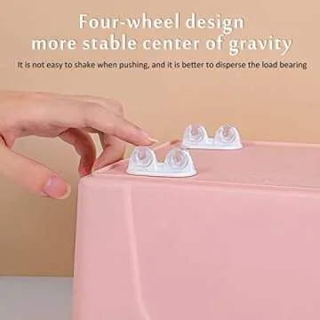 Adhesive Caster Wheels, Non Swivel Castors, Furniture Storage Box Pulley, Mini Self Adhesive Caster ...