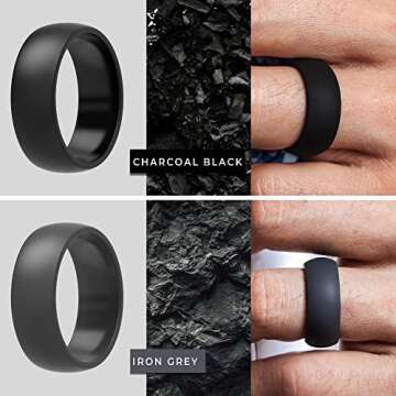 ThunderFit Silicone Rings 4 Pack – Stylish & Comfortable