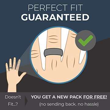 ThunderFit Silicone Rings 4 Pack – Stylish & Comfortable