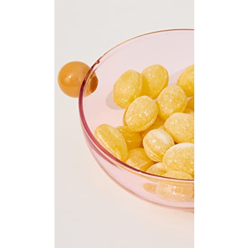 Maison Balzac Dot Dot Bowl in Pink and Opaque Yellow