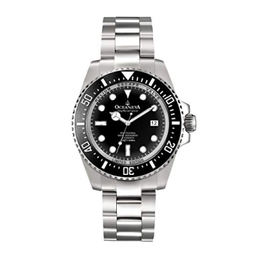 Oceaneva Men's Deep Marine Explorer Limited Edition - Mens Automatic Watch for Diving - 1000M Pro Di...