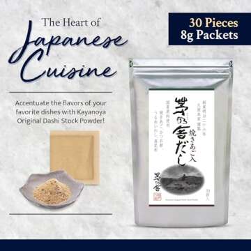 Kayanoya Dashi, Original Dashi Stock Powder, Dashi Powder with Superb Flavor from Bonito Flakes, Rou...
