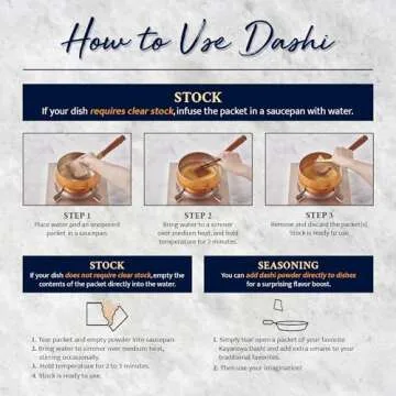 Kayanoya Dashi, Original Dashi Stock Powder, Dashi Powder with Superb Flavor from Bonito Flakes, Round Herring, Grilled Flying Fish and More, (8g Packets x 30)