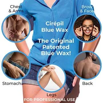 Cirepil Blue Wax Beads 800g - Gentle, Effective, Easy Waxing