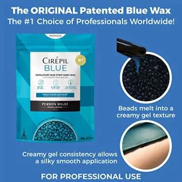 Cirepil Blue Wax Beads 800g - Gentle, Effective, Easy Waxing