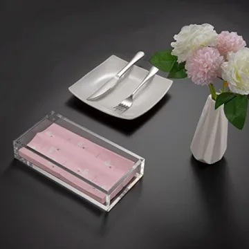 HIIMIEI Acrylic Napkin Holder - Stylish and Durable