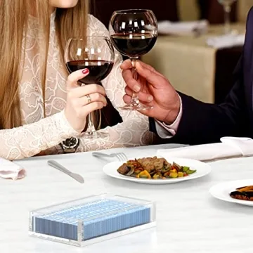 HIIMIEI Acrylic Napkin Holder - Stylish and Durable