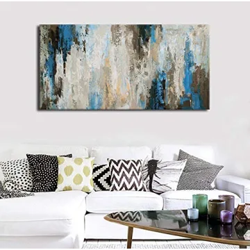Modern Abstract Wall Art Canvas - Framed Decor