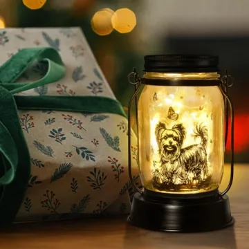 Yorkie Solar Lantern Perfect Gift for Dog Lovers