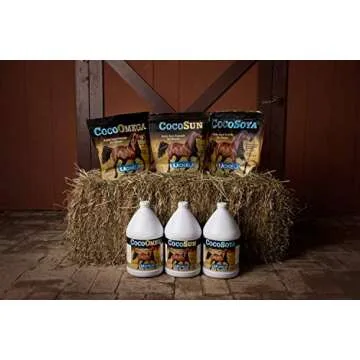 Uckele CocoSoya Oil Horse Supplement - Omega Fatty Acid Supplement for Horses - Equine Vitamin & Mineral Supplement - 1 Gallon