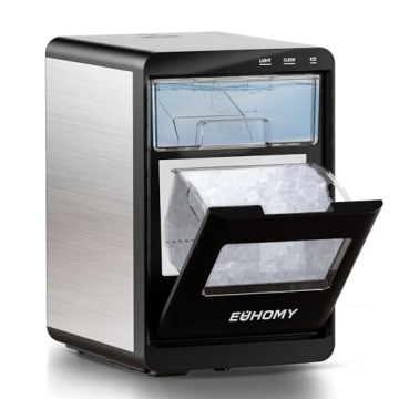 EUHOMY Nugget Ice Maker – 44Lbs/24H Sonic Ice Machine for Home/Office