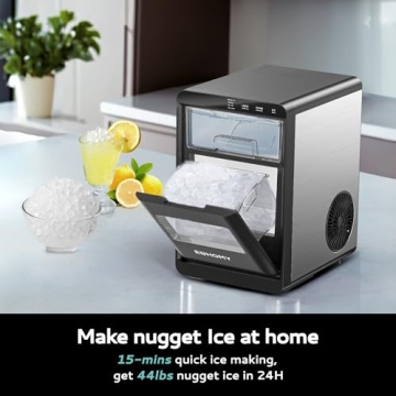 EUHOMY Nugget Ice Maker for Kitchen & Office
