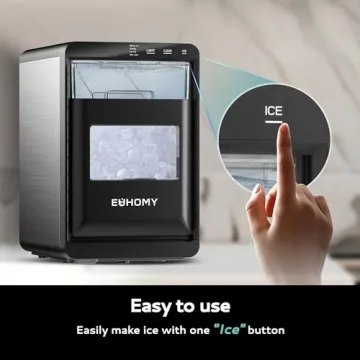 EUHOMY Nugget Ice Maker for Kitchen & Office