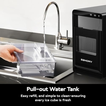 EUHOMY Nugget Ice Maker for Kitchen & Office