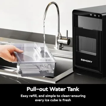 EUHOMY Nugget Ice Maker for Kitchen & Office